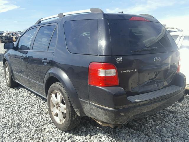 1FMDK03187GA08487 - 2007 FORD FREESTYLE BLACK photo 3