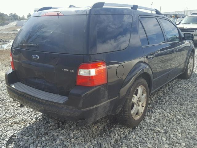 1FMDK03187GA08487 - 2007 FORD FREESTYLE BLACK photo 4