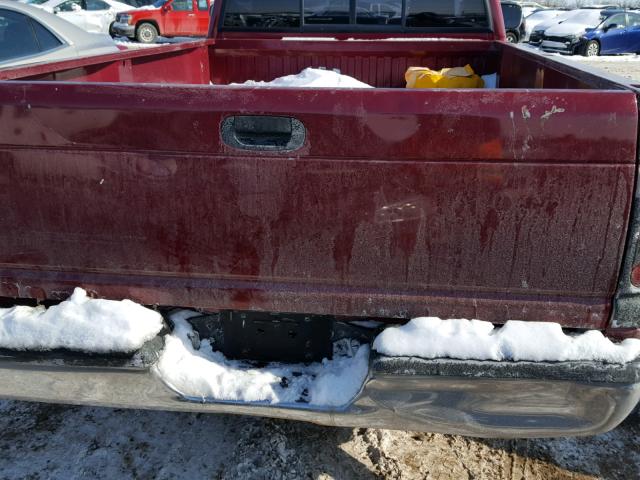 1B7HC16Y2TS704478 - 1996 DODGE RAM 1500 MAROON photo 6