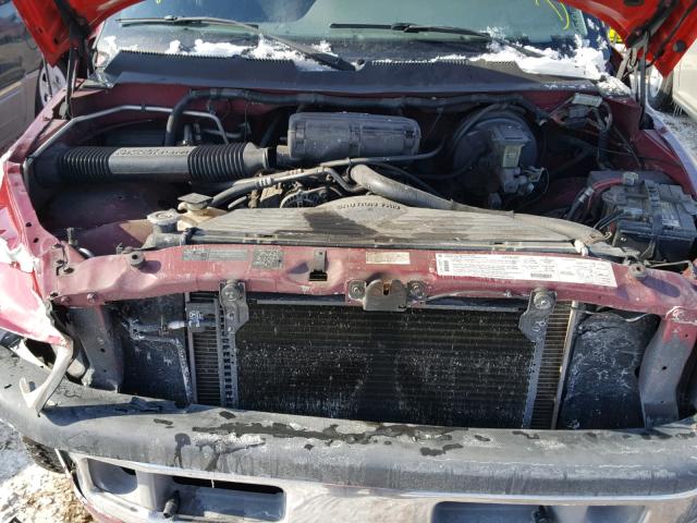 1B7HC16Y2TS704478 - 1996 DODGE RAM 1500 MAROON photo 7