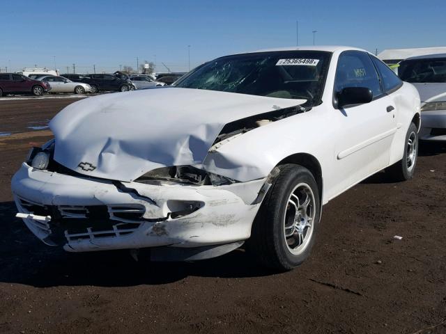 1G1JC1244VM126033 - 1997 CHEVROLET CAVALIER B WHITE photo 2