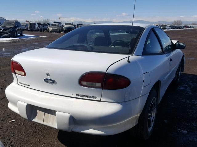 1G1JC1244VM126033 - 1997 CHEVROLET CAVALIER B WHITE photo 4