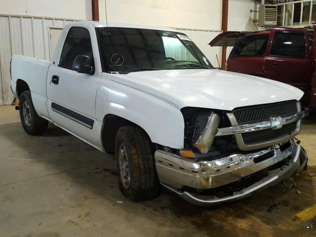 1GCEC14X15Z213651 - 2005 CHEVROLET SILVERADO WHITE photo 1