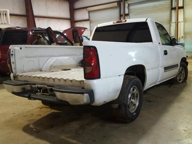 1GCEC14X15Z213651 - 2005 CHEVROLET SILVERADO WHITE photo 4