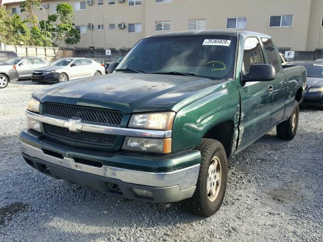 1GCEK19Z75Z176313 - 2005 CHEVROLET SILVERADO GREEN photo 2