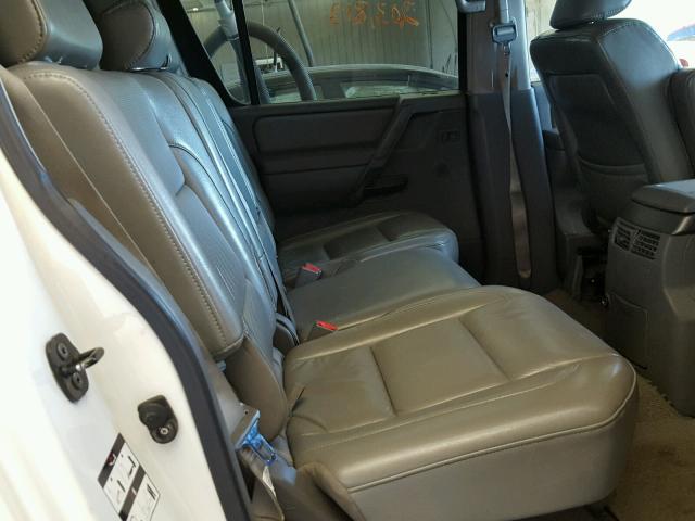 5N1BA08C47N716994 - 2007 NISSAN ARMADA SE WHITE photo 6