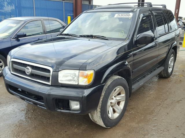 JN8DR09X13W704995 - 2003 NISSAN PATHFINDER BLACK photo 2