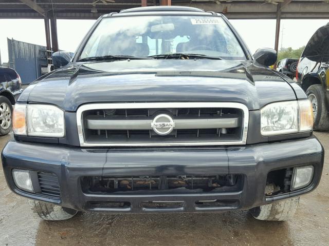 JN8DR09X13W704995 - 2003 NISSAN PATHFINDER BLACK photo 9