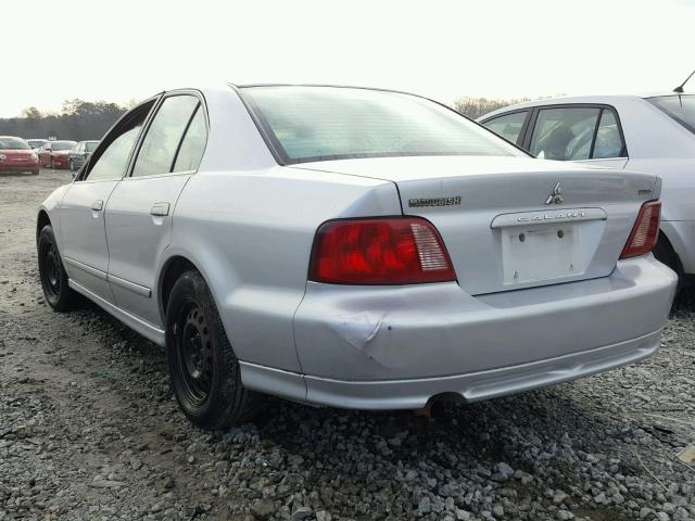 4A3AA46G42E114308 - 2002 MITSUBISHI GALANT ES SILVER photo 3