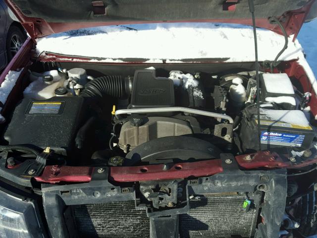 1GNDT13S872181463 - 2007 CHEVROLET TRAILBLAZE MAROON photo 7