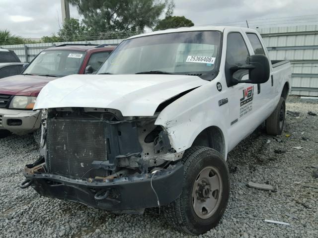 1FTSW21P76EB83973 - 2006 FORD F250 SUPER WHITE photo 2