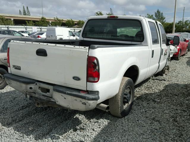 1FTSW21P76EB83973 - 2006 FORD F250 SUPER WHITE photo 4