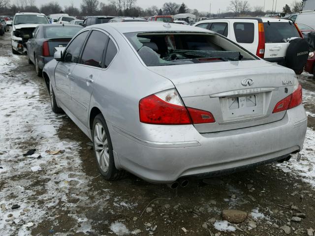 JNKBY01F98M551308 - 2008 INFINITI M45 SILVER photo 3