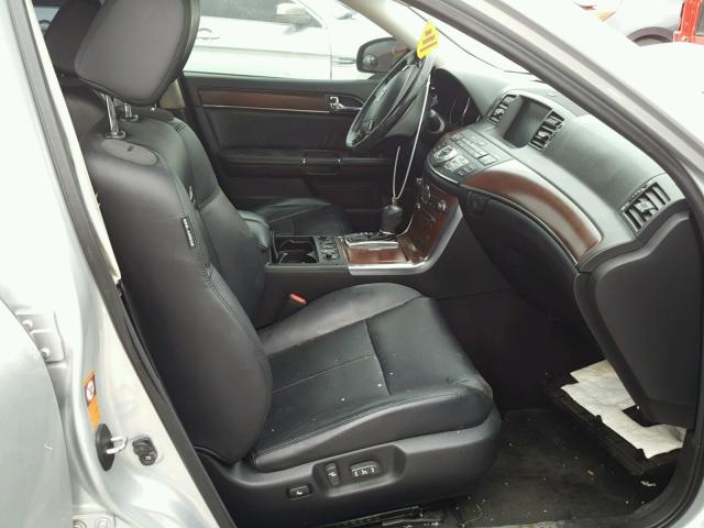 JNKBY01F98M551308 - 2008 INFINITI M45 SILVER photo 5