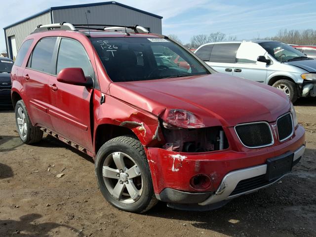 2CKDL63F666089884 - 2006 PONTIAC TORRENT RED photo 1