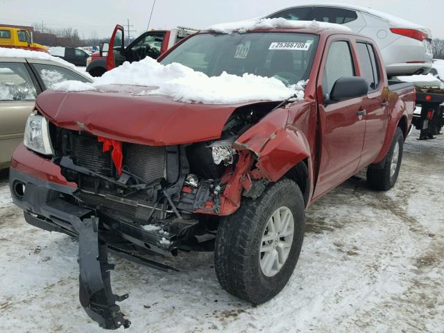 1N6AD0EV3FN737053 - 2015 NISSAN FRONTIER S MAROON photo 2