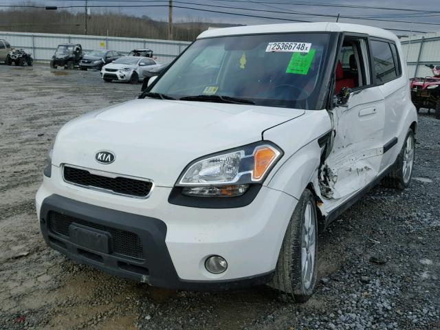 KNDJT2A29A7036737 - 2010 KIA SOUL + WHITE photo 2