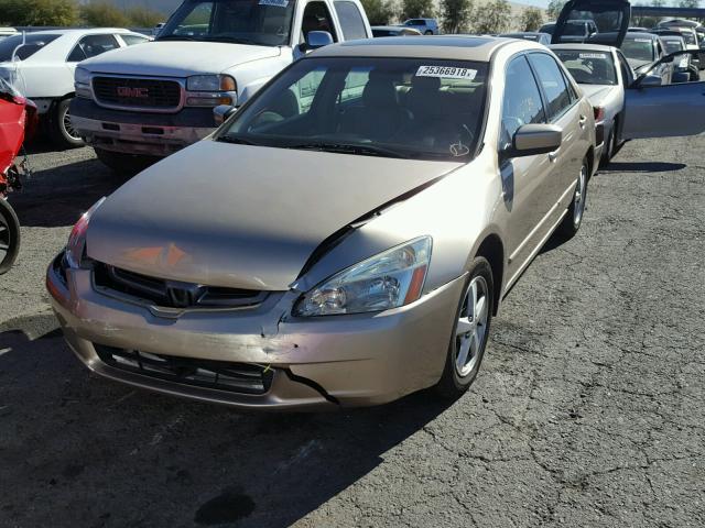 1HGCM56875A081190 - 2005 HONDA ACCORD EX GOLD photo 2