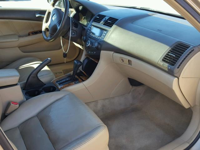 1HGCM56875A081190 - 2005 HONDA ACCORD EX GOLD photo 5