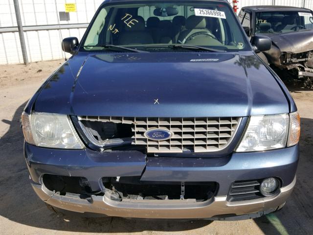 1FMZU64K43UC30885 - 2003 FORD EXPLORER E BLUE photo 7