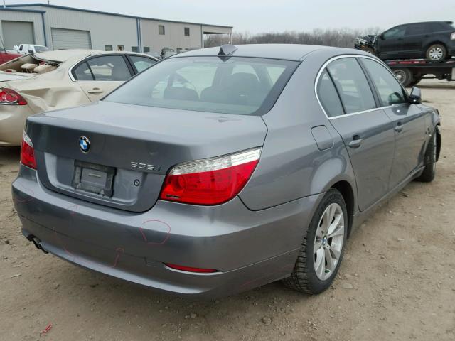 WBANV9C53AC391824 - 2010 BMW 535 XI GRAY photo 4