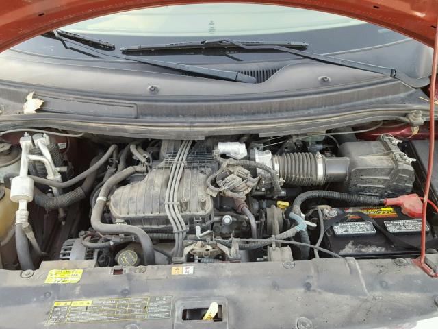 2FMDA582X5BA13731 - 2005 FORD FREESTAR L RED photo 7