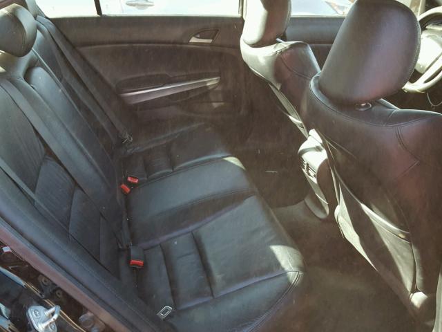 1HGCP3F88AA029220 - 2010 HONDA ACCORD EXL BLACK photo 6