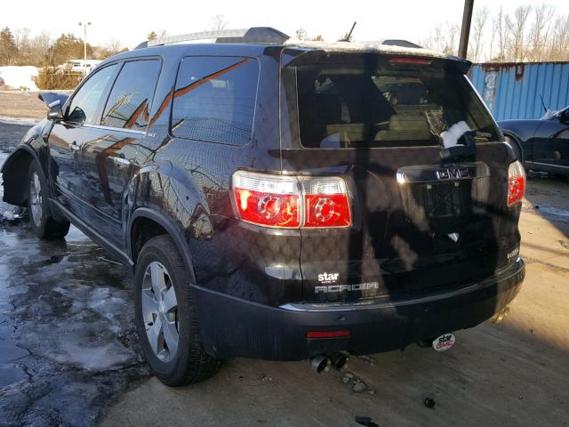 1GKKVRED9CJ420059 - 2012 GMC ACADIA SLT შავი ფოტო 3