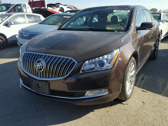 1G4GB5G33FF311073 - 2015 BUICK LACROSSE BROWN photo 2