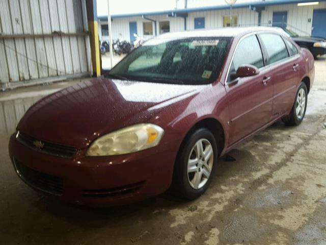 2G1WB58K869331066 - 2006 CHEVROLET IMPALA LS RED photo 2