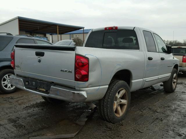 1D7HU18267J567102 - 2007 DODGE RAM 1500 S SILVER photo 4