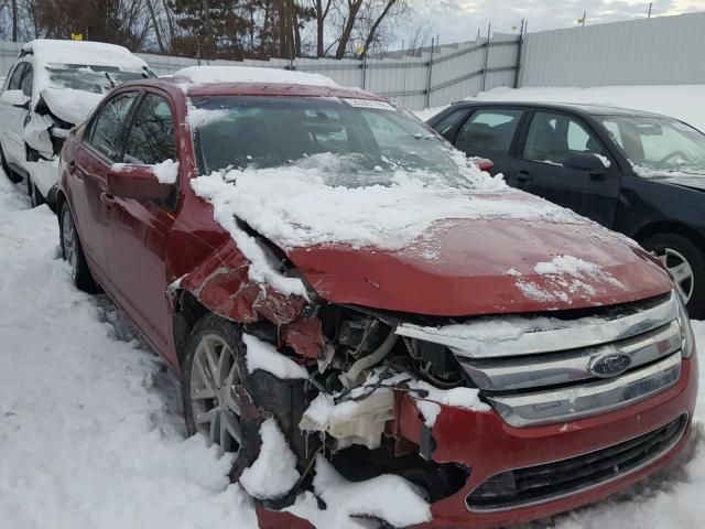 3FAHP0JA6AR249660 - 2010 FORD FUSION SEL RED photo 1