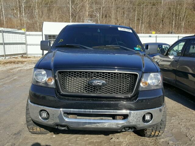 1FTPW14596KB51828 - 2006 FORD F150 SUPER BLACK photo 9