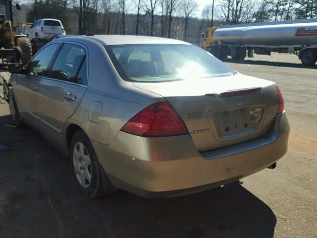 1HGCM56497A157525 - 2007 HONDA ACCORD LX GOLD photo 3