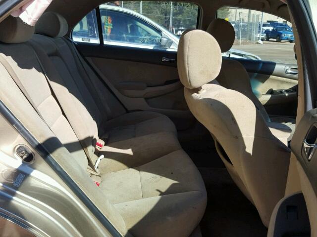 1HGCM56497A157525 - 2007 HONDA ACCORD LX GOLD photo 6