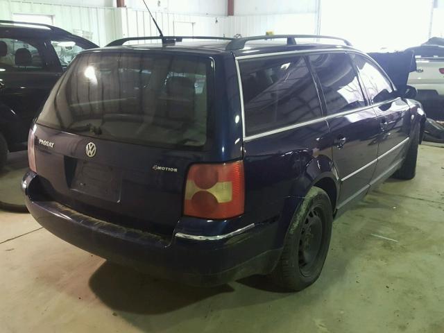 WVWYH63B94E061903 - 2004 VOLKSWAGEN PASSAT GLX 蓝色 照片 4