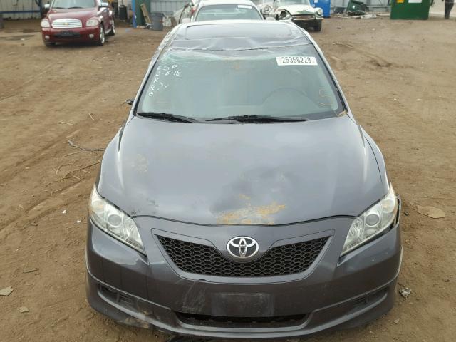 4T1BK46K88U057999 - 2008 TOYOTA CAMRY LE GRAY photo 9