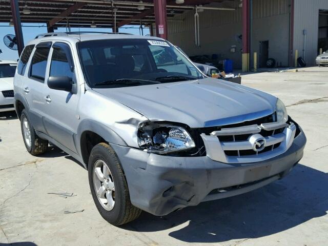 4F2YZ02Z46KM36609 - 2006 MAZDA TRIBUTE I SILVER photo 1