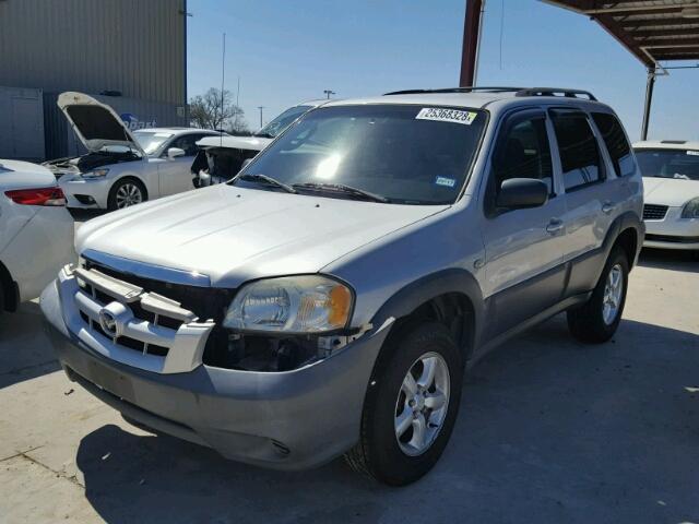 4F2YZ02Z46KM36609 - 2006 MAZDA TRIBUTE I SILVER photo 2