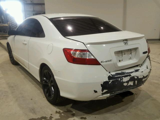 2HGFG11886H559933 - 2006 HONDA CIVIC EX WHITE photo 3