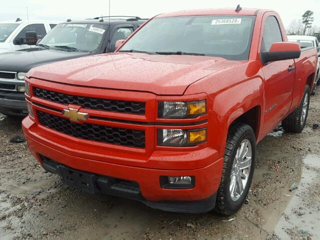 1GCNCREC4EZ122447 - 2014 CHEVROLET SILVERADO RED photo 2