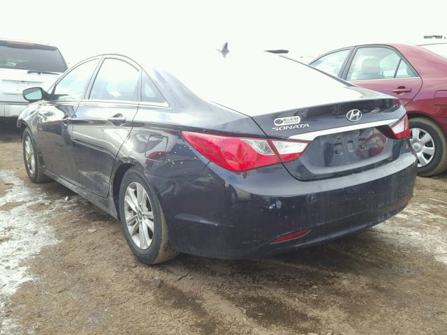 5NPEB4AC5BH020489 - 2011 HYUNDAI SONATA GLS CHARCOAL photo 3