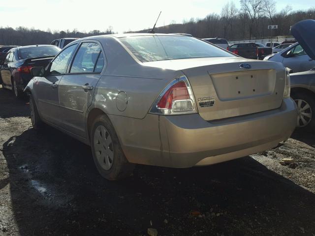 3FAHP06Z87R187119 - 2007 FORD FUSION S GOLD photo 3