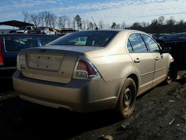 3FAHP06Z87R187119 - 2007 FORD FUSION S GOLD photo 4