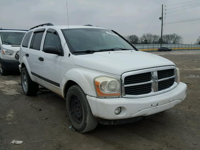 1D4HD48N86F104565 - 2006 DODGE DURANGO SL WHITE photo 1