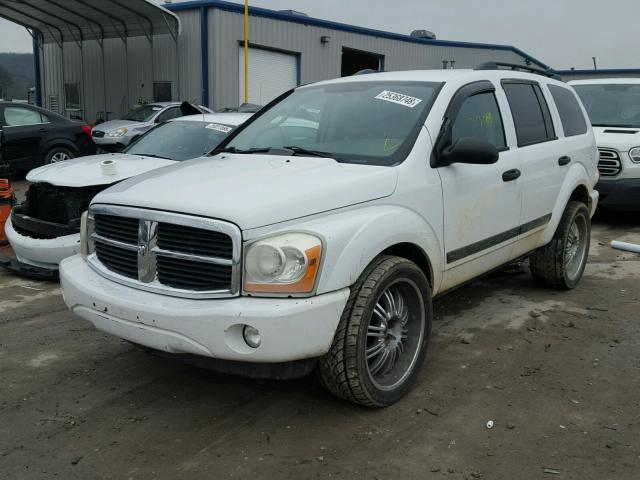 1D4HD48N86F104565 - 2006 DODGE DURANGO SL WHITE photo 2