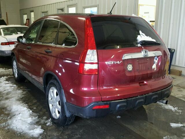 5J6RE48547L014311 - 2007 HONDA CR-V EX BURGUNDY photo 3