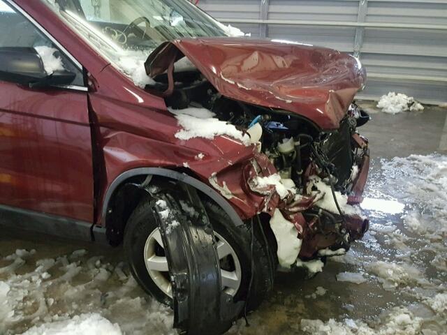 5J6RE48547L014311 - 2007 HONDA CR-V EX BURGUNDY photo 9