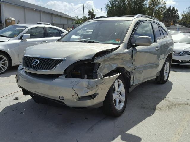 JTJGA31U060063801 - 2006 LEXUS RX 330 GREEN photo 2