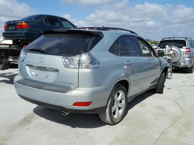 JTJGA31U060063801 - 2006 LEXUS RX 330 GREEN photo 4